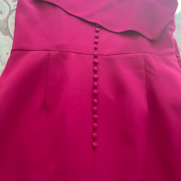 Alexandra by Daymor-asymmetric ruffled waist sheath dress-Must go!! - Picture 7 of 11